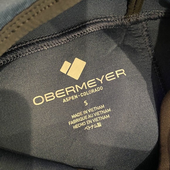 Obermeyer Women’s Lila Fleece Pullover Hooded Pockets Blue Size S EUC - Picture 10 of 12